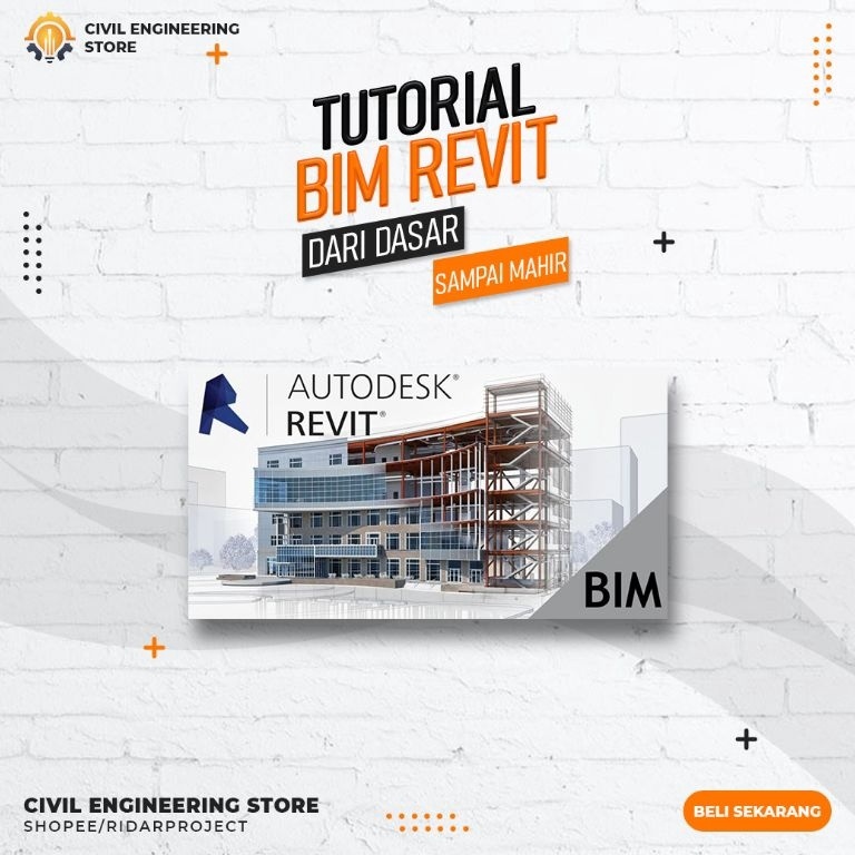 BOOMING TUTORIAL BIM REVIT DARI DASAR SAMPAI MAHIR