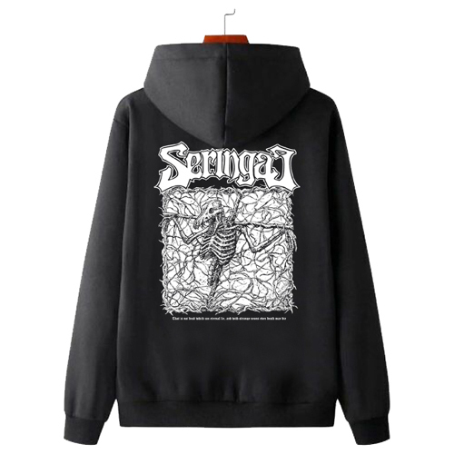 Sweater Hoodie Band Seringai Hoodie Bahan Cotton Fleece | Jumper & Zipper