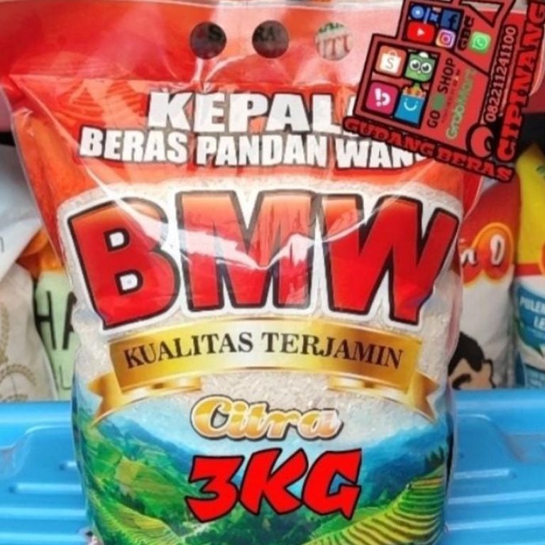 

CPI887 TOK SIAP COD BERAS IR64 RAMOS CAP BMW 3KG COCOK BUAT ZAKAT FITRAH DAN SEMBAKO