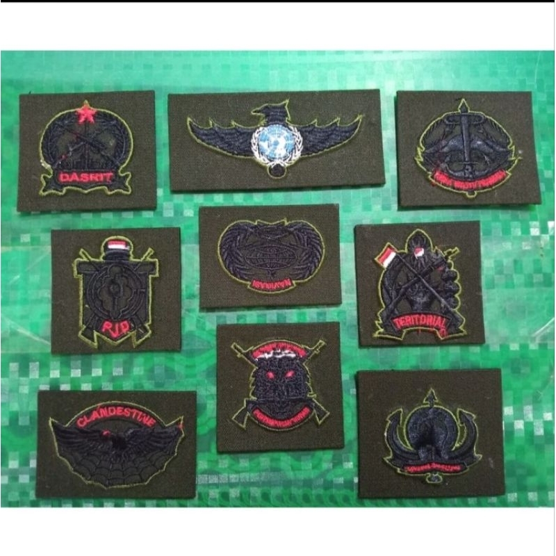 Brivet/ Wing Baju PDL TNI AD/AL/AU