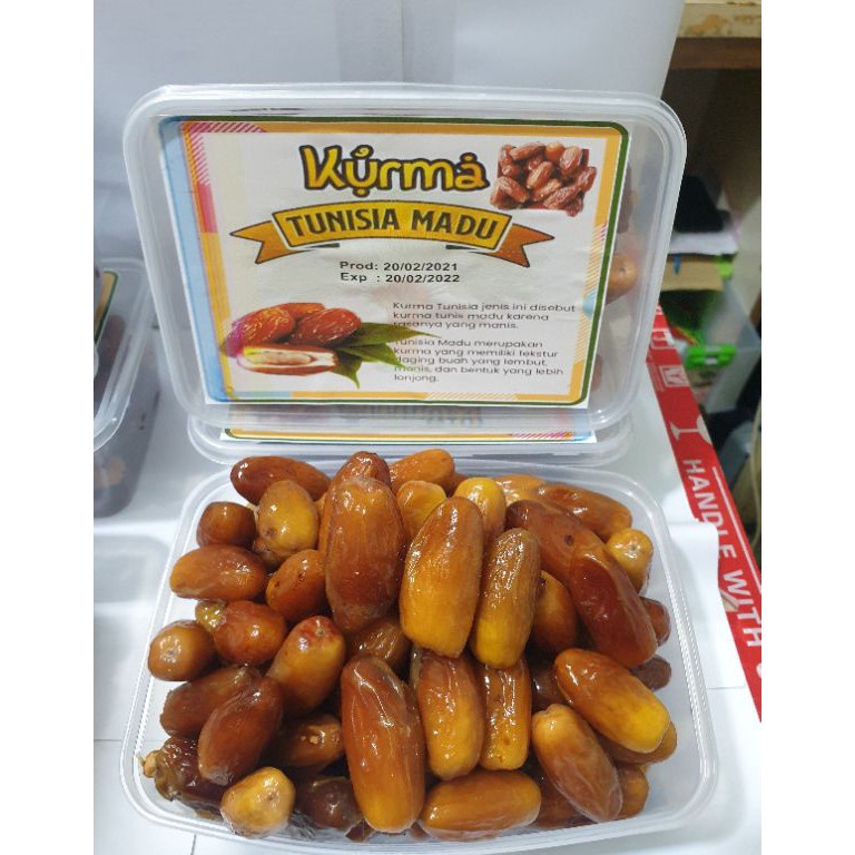 

JJA122 MURAH LEBAY Kurma Tunisia madu 1kg Kurma Tunisia non tangkai Tunisia palm fruit Kurma Madu