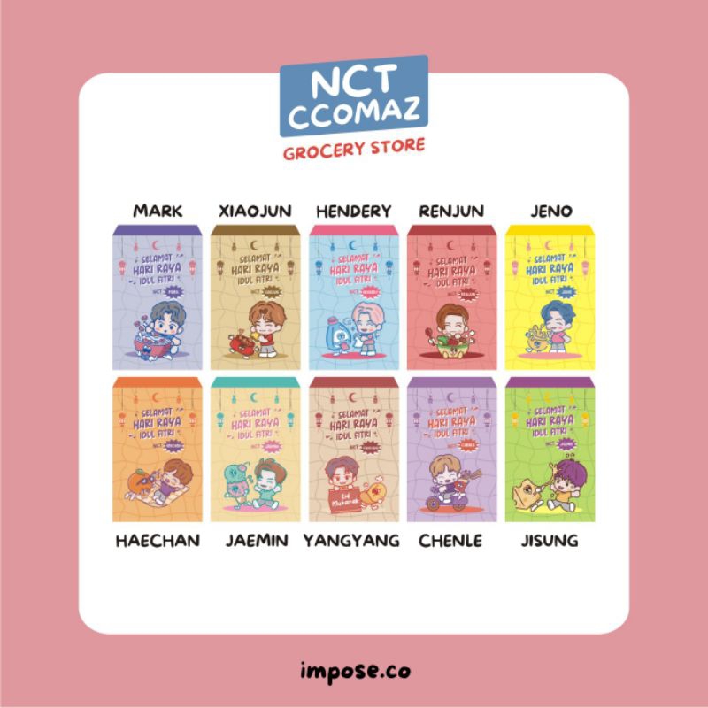 

Amplop Lebaran NCT U Ccomaz Grocery Store