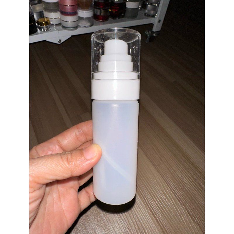 botol 60 ml plastik frosted mist spray nino putih
