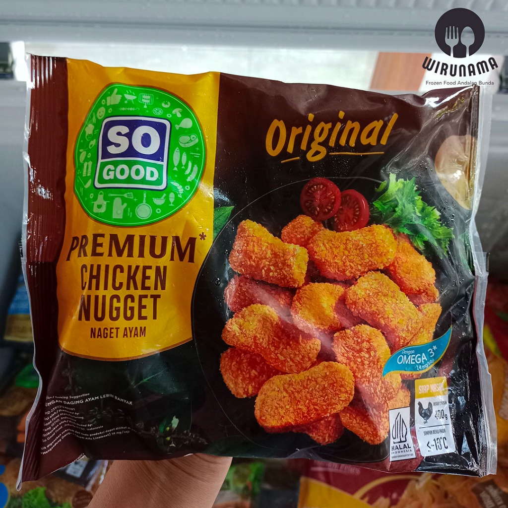 

So Good Chicken Nugget Premium 400 Gram Nuget Ayam Siap Saji Frozen Food Yogyakarta Jogjakarta