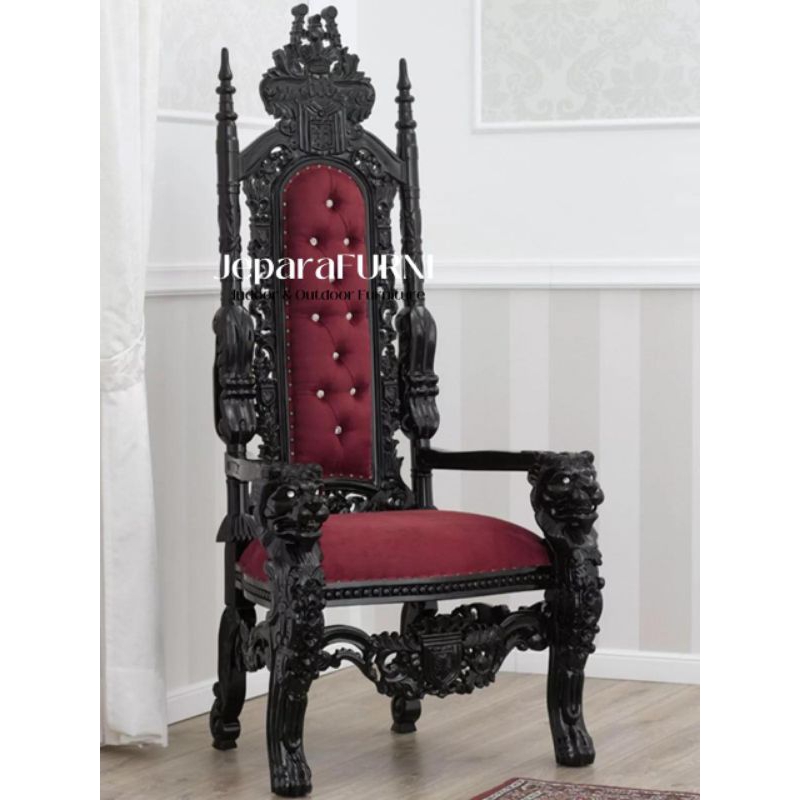 KURSI RAJA JATI JEPARA I KURSI UKIR SINGA