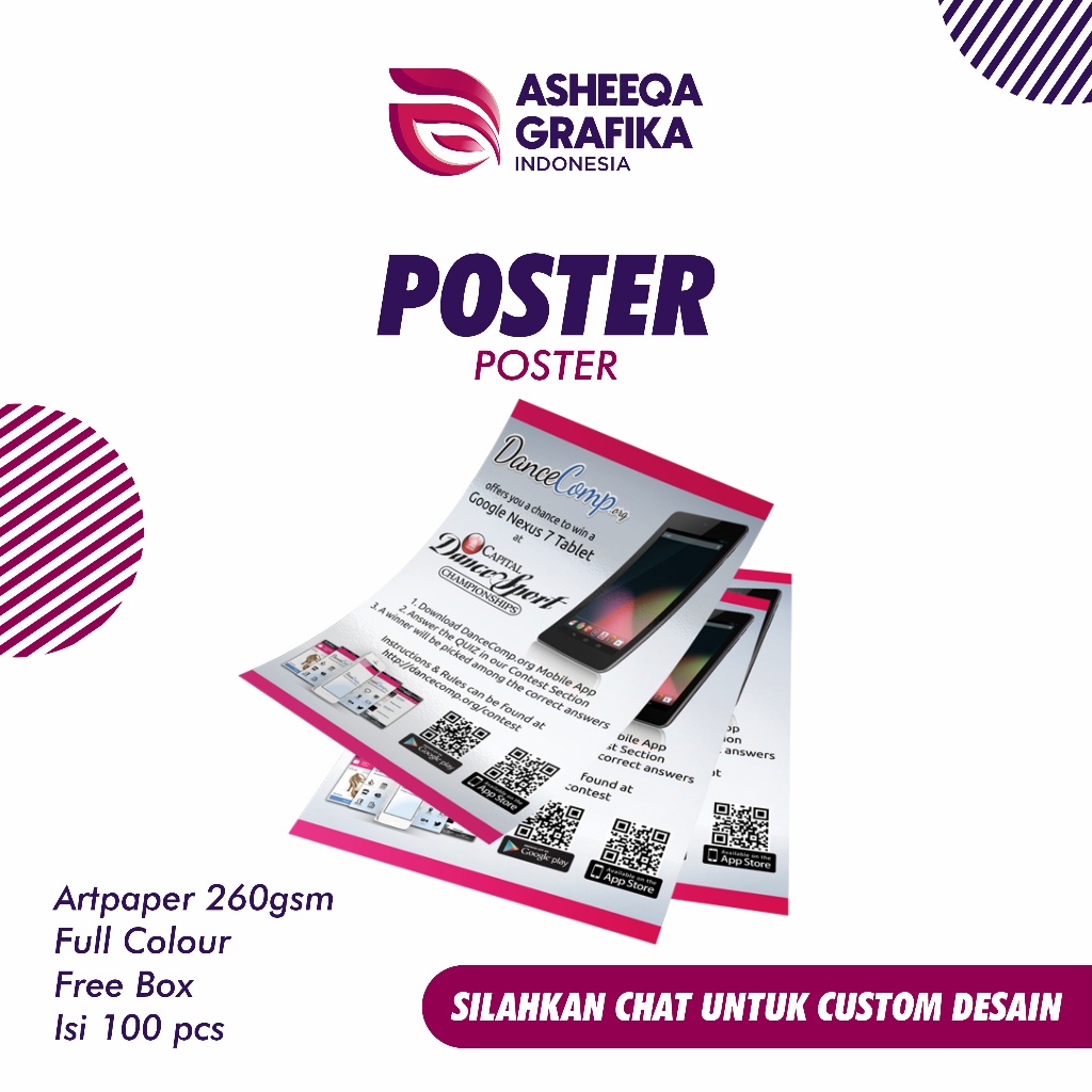 

Cetak Poster A3 / A4 / A5 Custom - Express Murah