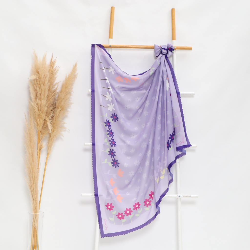 Kayla - Platinum Ultrafine Premium Scarf/Hijab/Kerudung Segi Empat