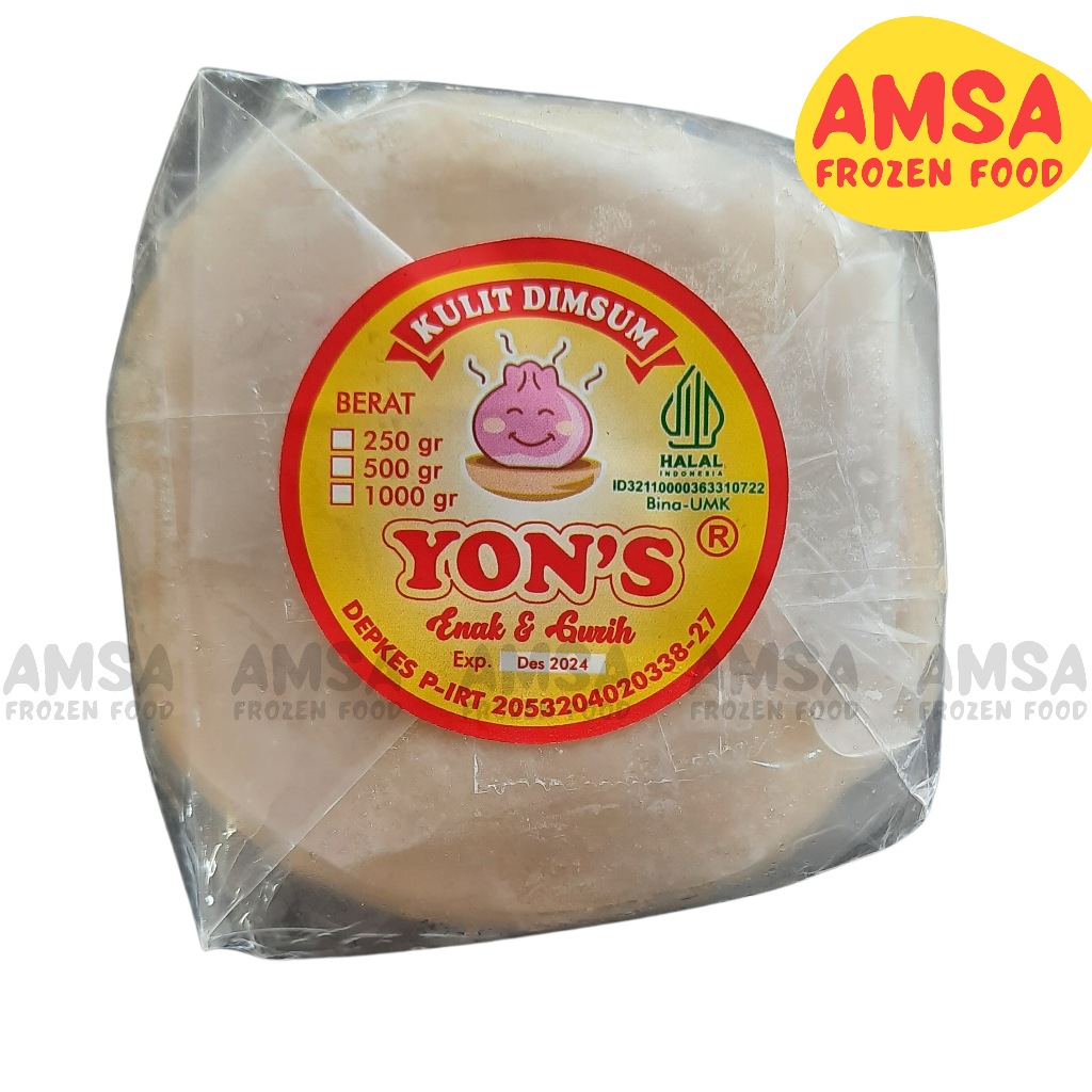 

Yon"s Kulit Dimsum Putih 9 cm 500 gr