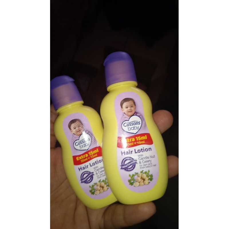 Hair lotion cussons baby minyak rambut sikecil kemiri /50ml/100ml/ 1 Pcs