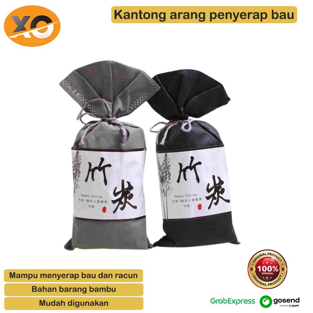 Kantong Arang Bambu Penyerap Bau Penghilang Racun Bambu Karbon