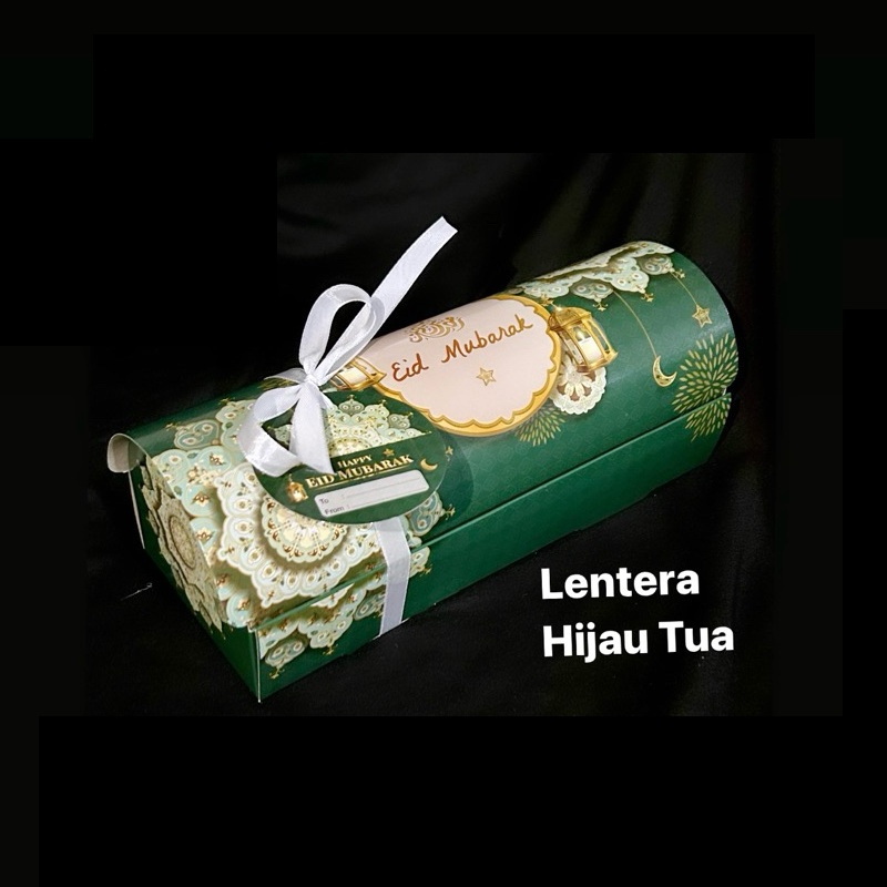 

(5 pcs) kardus idul fitri roll cake 30x10x9 cm dus 2 toples 800ml box bolu gulung hampers lebaran kotak parcel eid mubarok