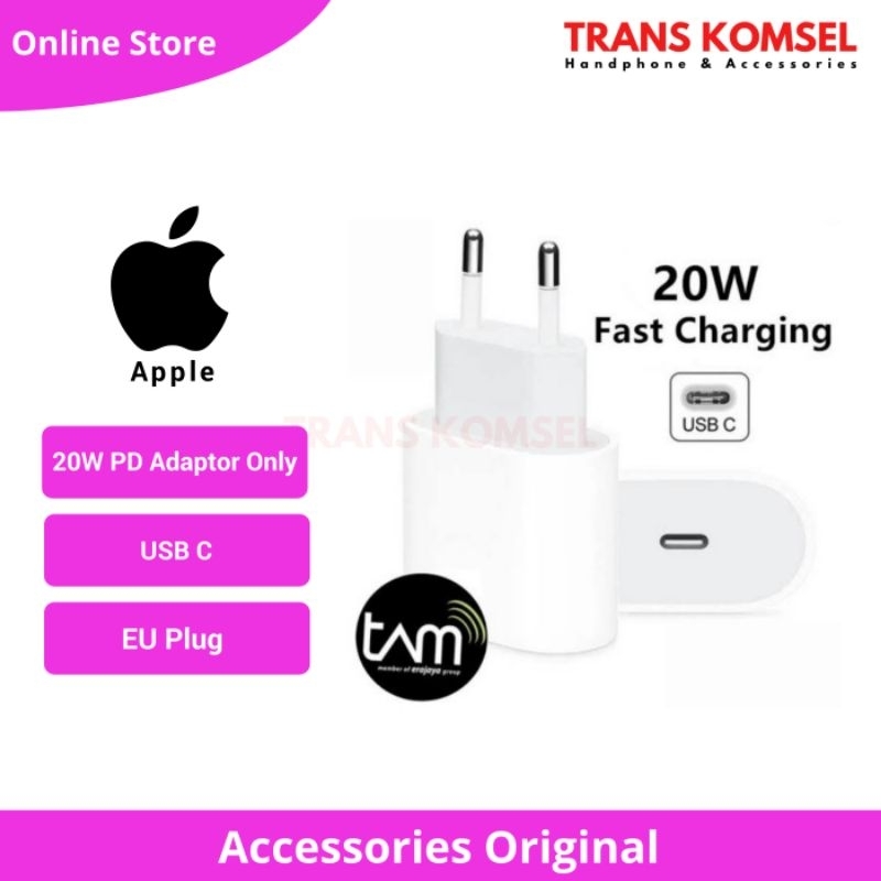 Charger Apple Iphone Adaptor 20W Original 100% TAM