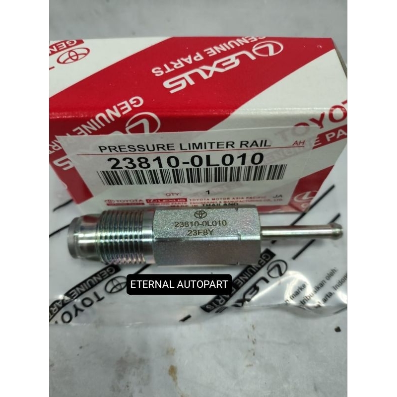 valve sensor limiter pressure commonrail innova hilux fortuner diesel