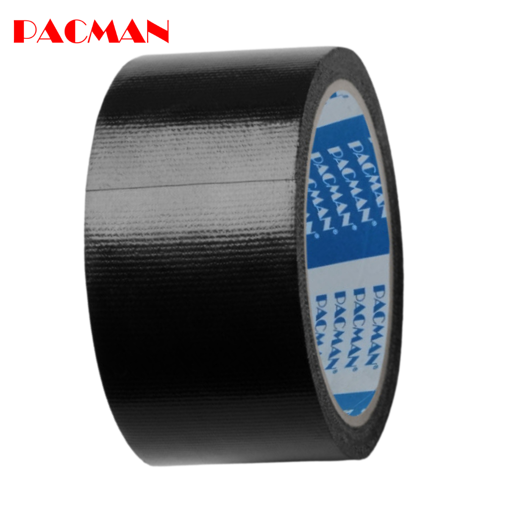 

2 inchi x 8 Lakban kain hitam original PACMAN 100% isolasi lakban murah berkualitas premium