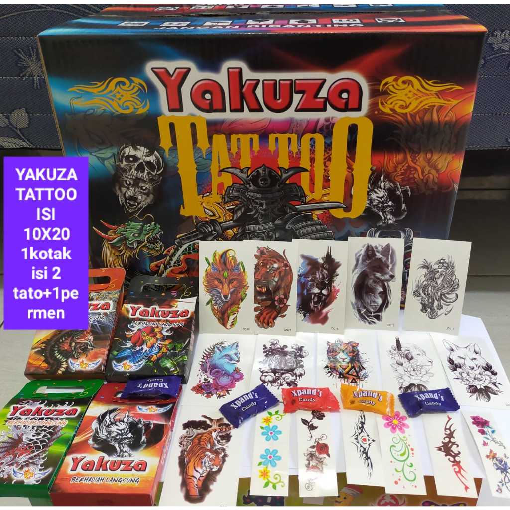 YAKUZA TATTOO Isi 20pcs