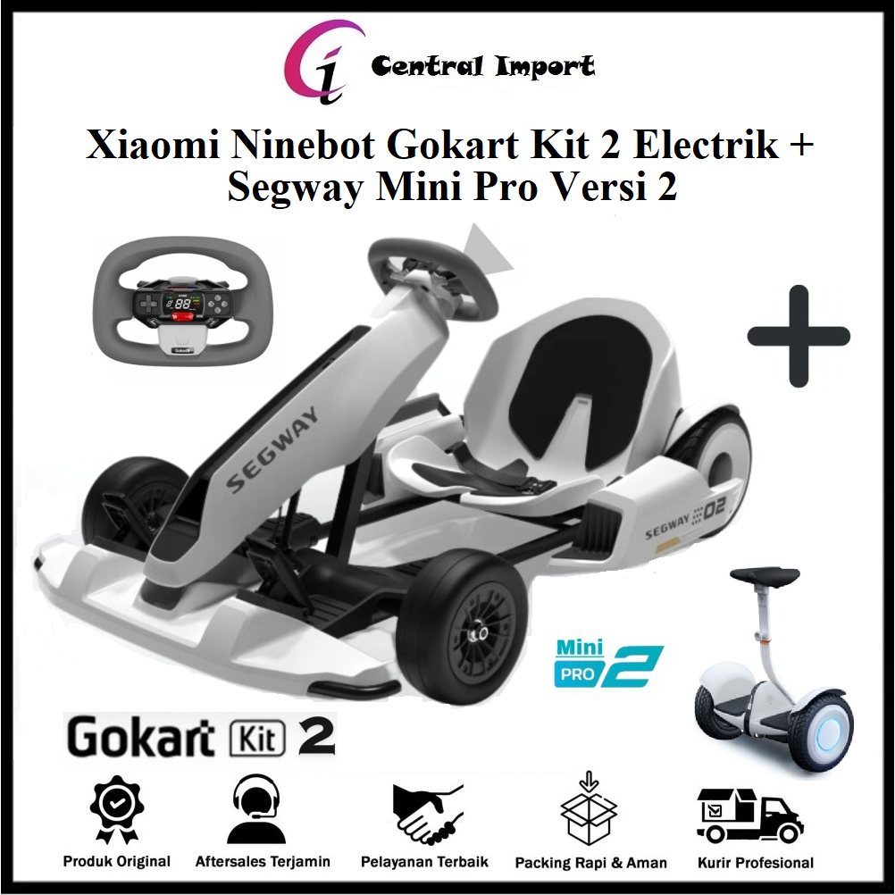 Xiaomi Ninebot Segway Gokart  Kit 2 + Segway Mini Pro Versi 2 Terbaru - Gokart Plus Mini Pro 2 Origi