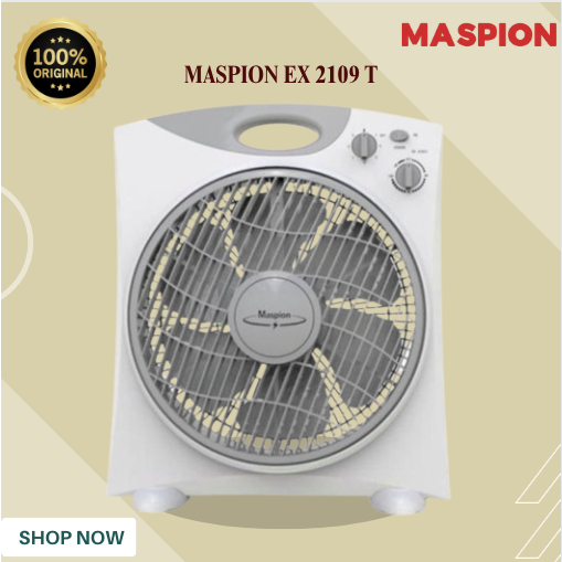 KIPAS BOX MASPION EX 2109 T KIPAS ANGIN BOX 12INCH/EX-2109-T/ EX2109T / KIPAS ANGIN BERGARANSI RESMI
