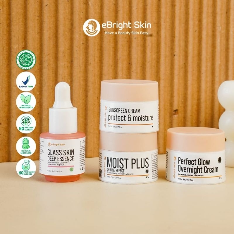 eBright Skin-paket Glowing-Glowing Travel paket