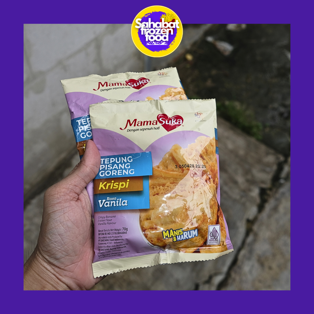 

MamaSuka Tepung Pisang Krispy 70 gram
