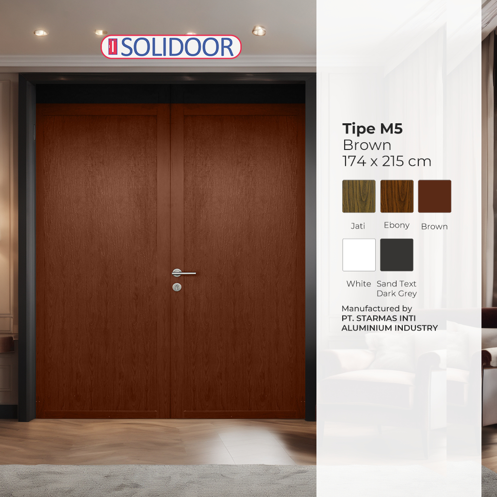 Pintu Aluminium SOLIDOOR M-5