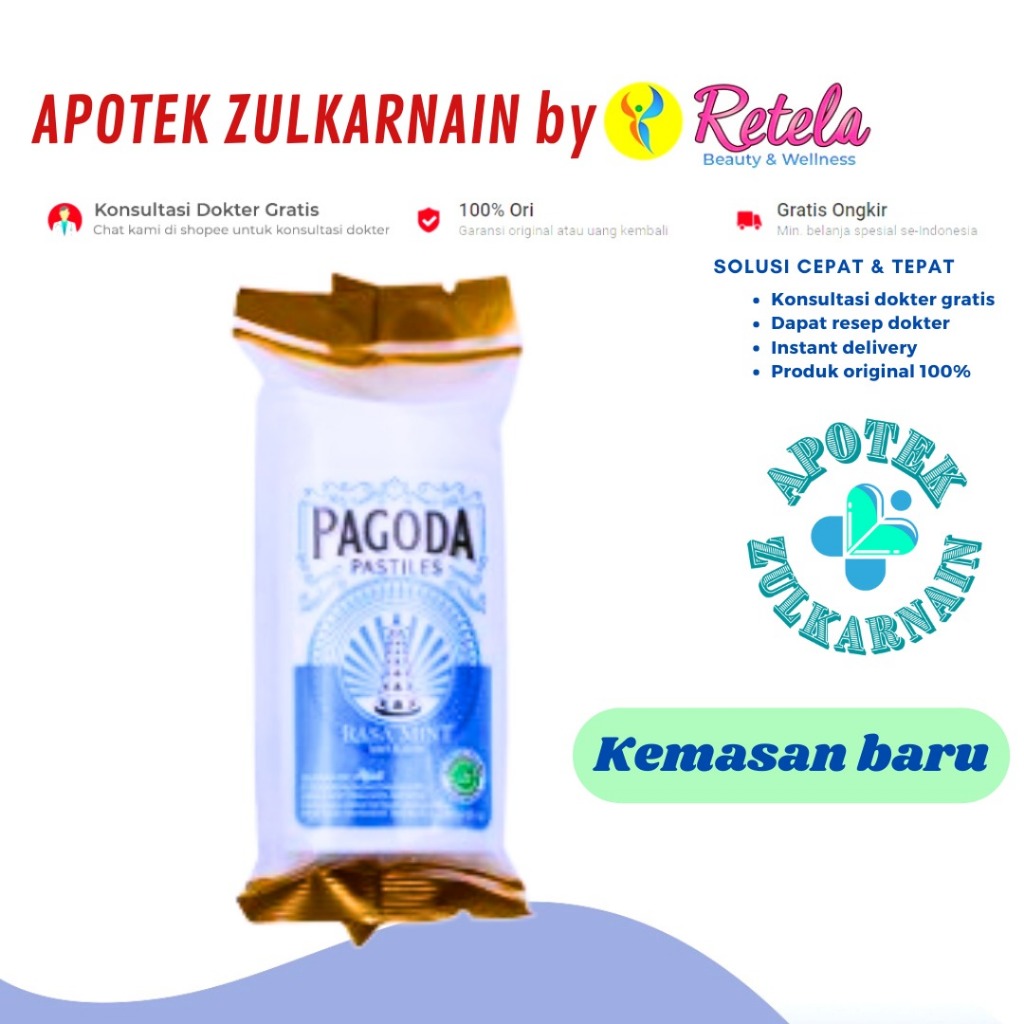 

PAGODA PASTILLES RASA MINT 20G