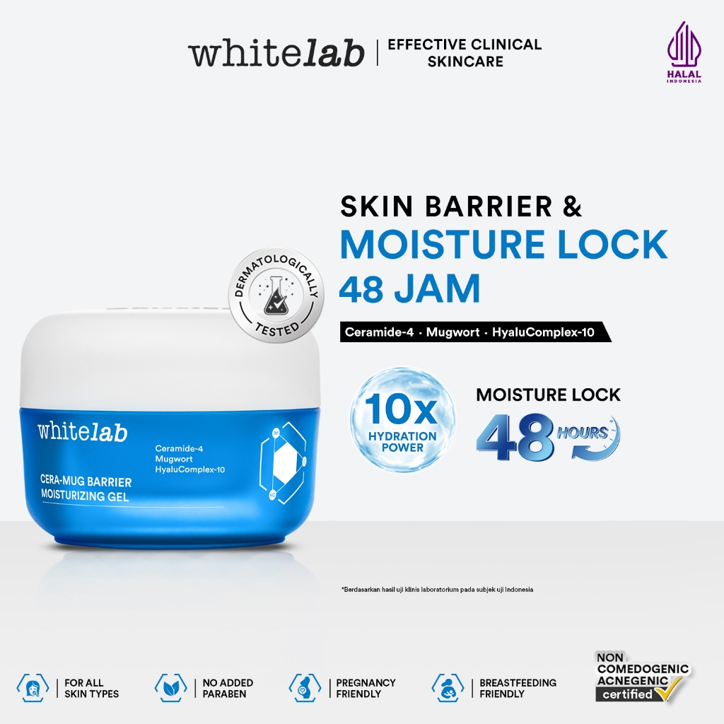 Whitelab 4pcs Anti Aging Series - Facial Cleanser, Essence Toner, Serum, Moisturizer Paket Skincare