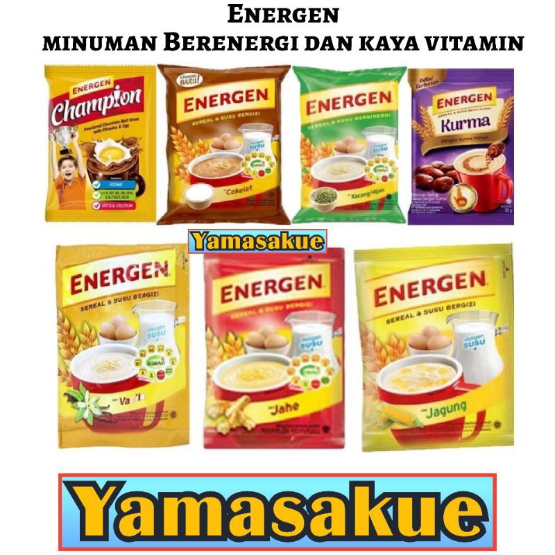 

ENERGEN Kemasan Renceng ( 10 Sachet )