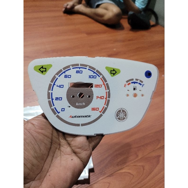 papan spidometer nouvo lele papan spido nouvo lele speedometer nouvo papan putih frame spido nouvo p