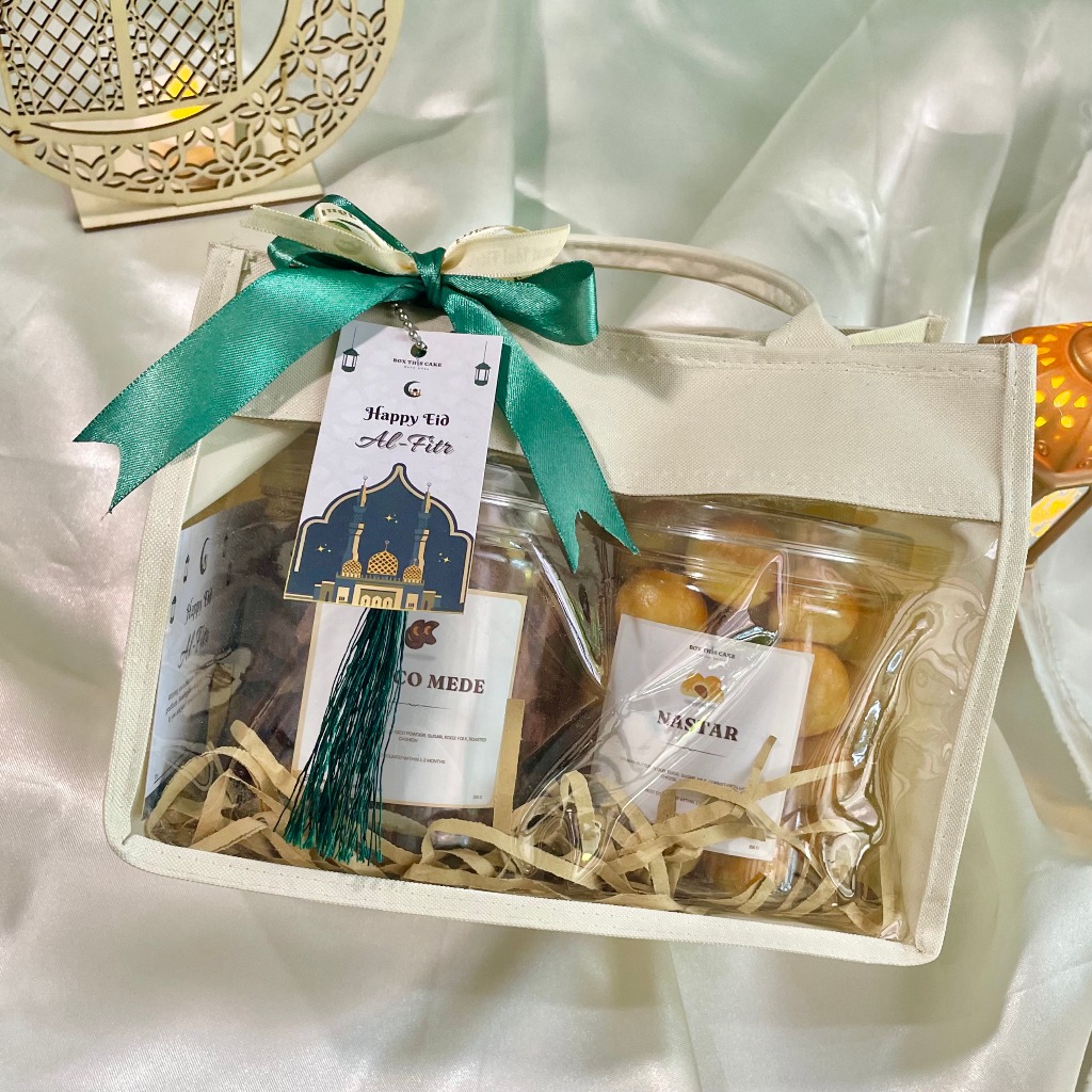 

READY STOCK! KHUSUS KIRIM SAME DAY! Hampers Lebaran Idul Fitri (2 Toples) | Free Gift Card