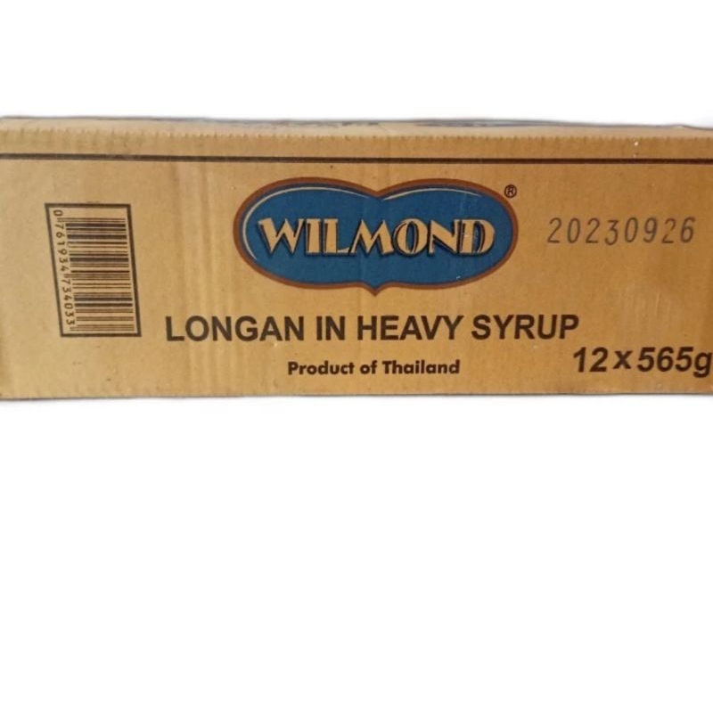 

Wilmond Longan Lengkeng kaleng 565gr x 12pcs Per Dus