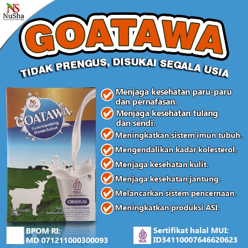 

Susu Kambing Etawa GOATAWA 200gr