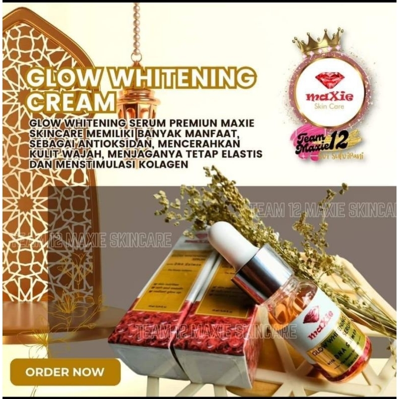 WHITENING GLOW SERUM MAXIE SKINCARE 100% original