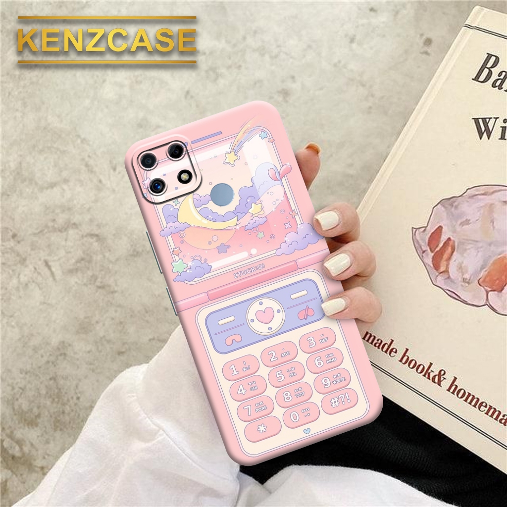 Soft case Hp REALME C25 - KENZCASE- Fashion Case Aesthetic - Silicon - Pelindung Belakang Handpone -