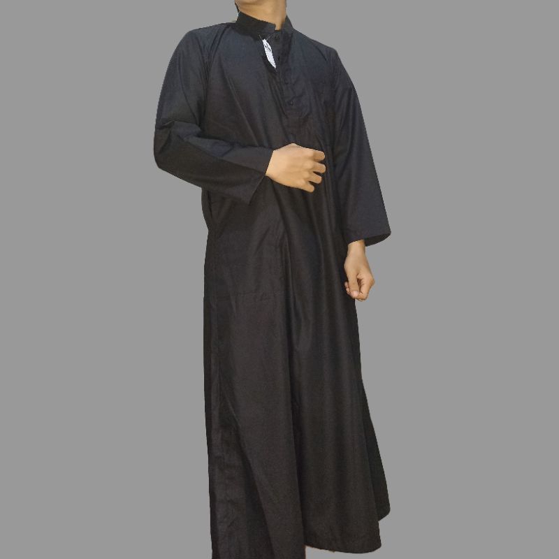 JUBAH GAMIS POLOS SAZRA MOSLEM FASHION