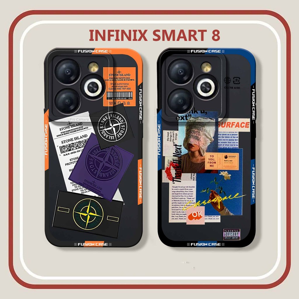 SOFTCASE PRO CAMERA INFINIX SMART 8 SMART 8 PRO CASE INFINIX SMART 8 PRO CASING INFINIX SMART 8 PRO 