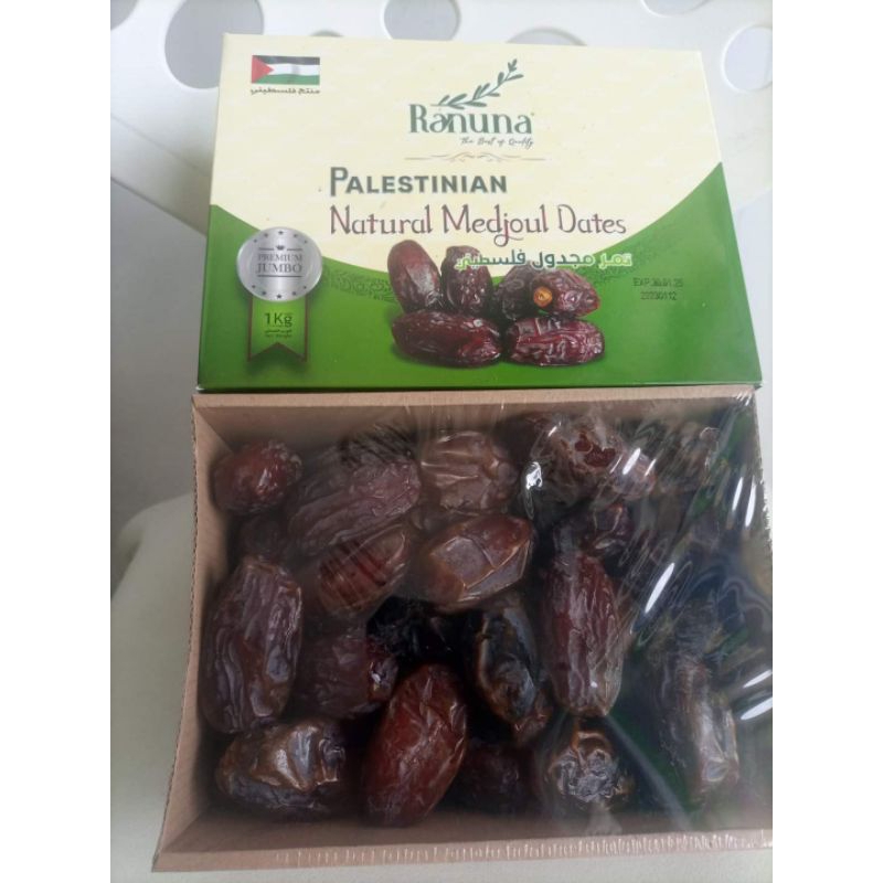 

RB KURMA MEDJOL PALESTIN 1KG dan 500gram RANUNA
