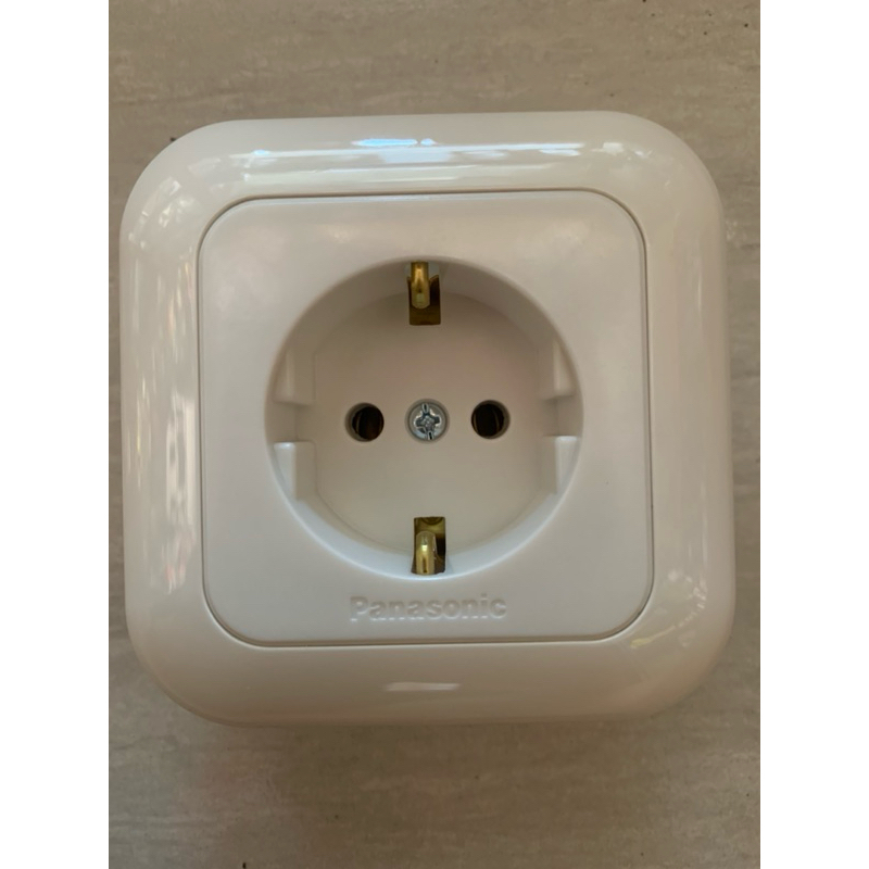 STOP KONTAK PANASONIC INBOW/TANAM WARNA PUTIH | NCP WEJP 1131-7 | STOP KONTAK LISTRIK PANASONIC NON 