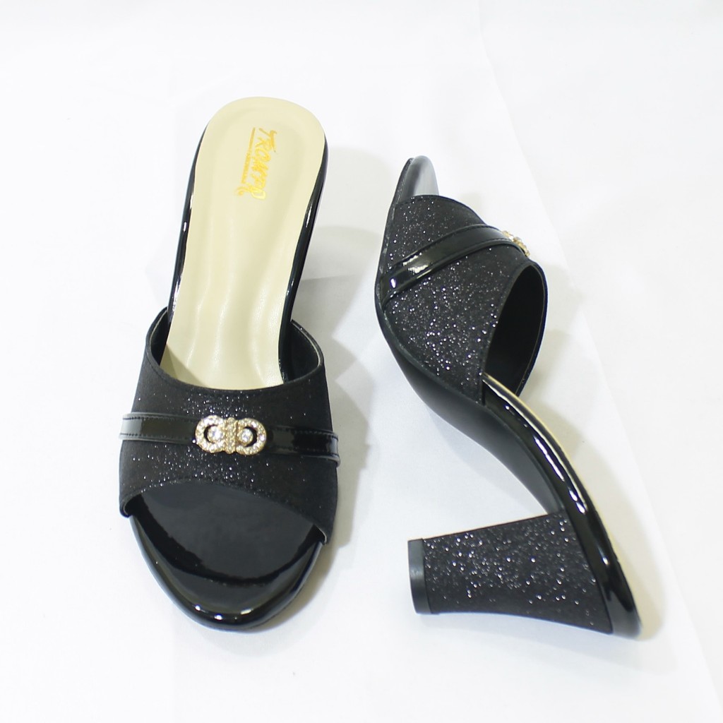 Trompa Fashionable - Sepatu Heels Pesta Simple tapi Mewaah Hak 7cm Big Size