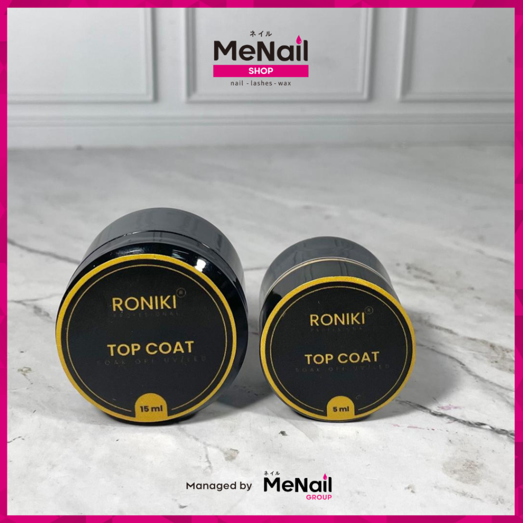 Roniki Russian Top Coat Glossy Jar/Top Coat/Gel Polish