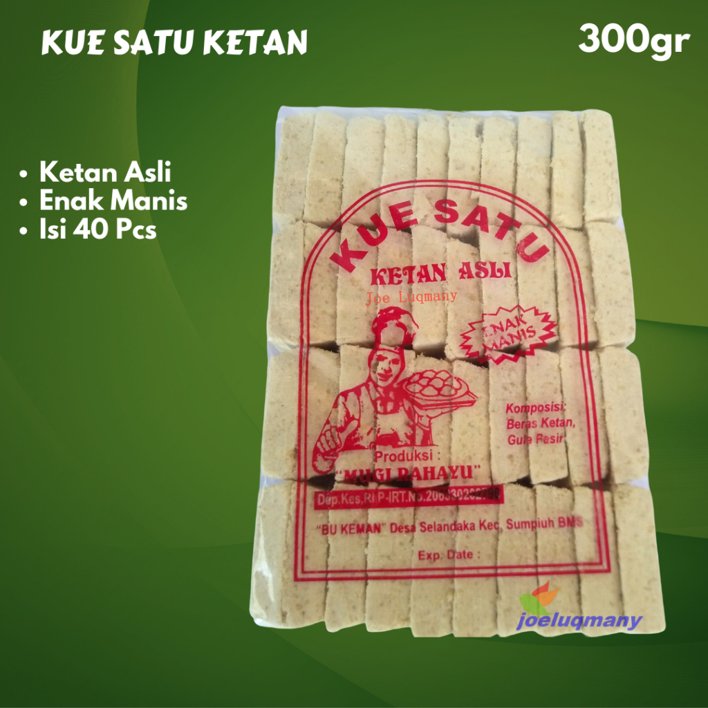 

Kue Satu Ketan Asli