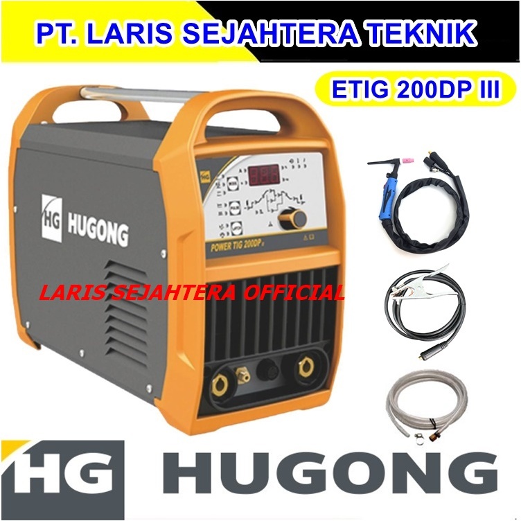 Mesin Las Hugong TIG 200A DPIII Trafo Las Listrik Hugong ETIG 200DPIII
