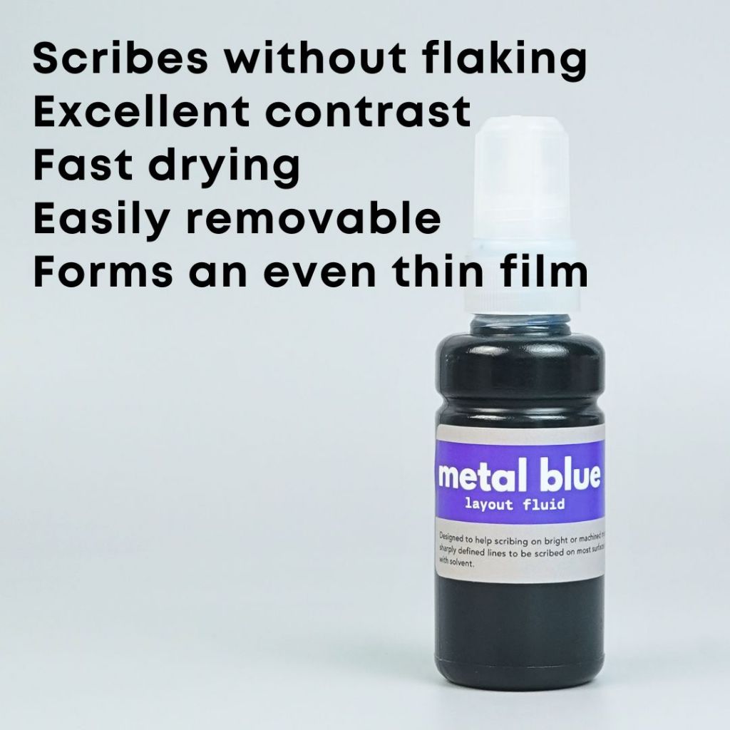 Dypro - Metal Blue Layout Fluid |Steel Blue Layout Fluid - not Dykem