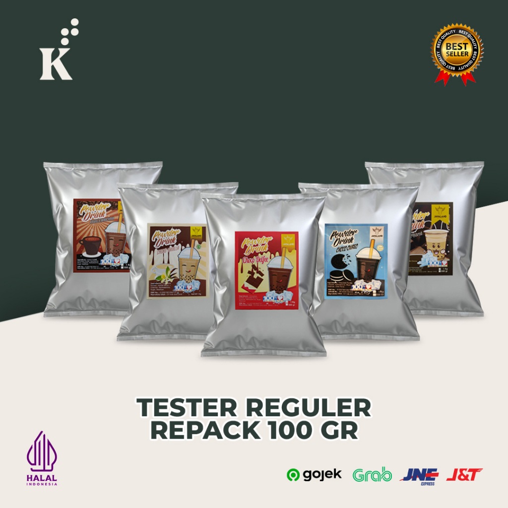 

Bubuk minuman bubble drink murah berkualitas Javaland TESTER 100g