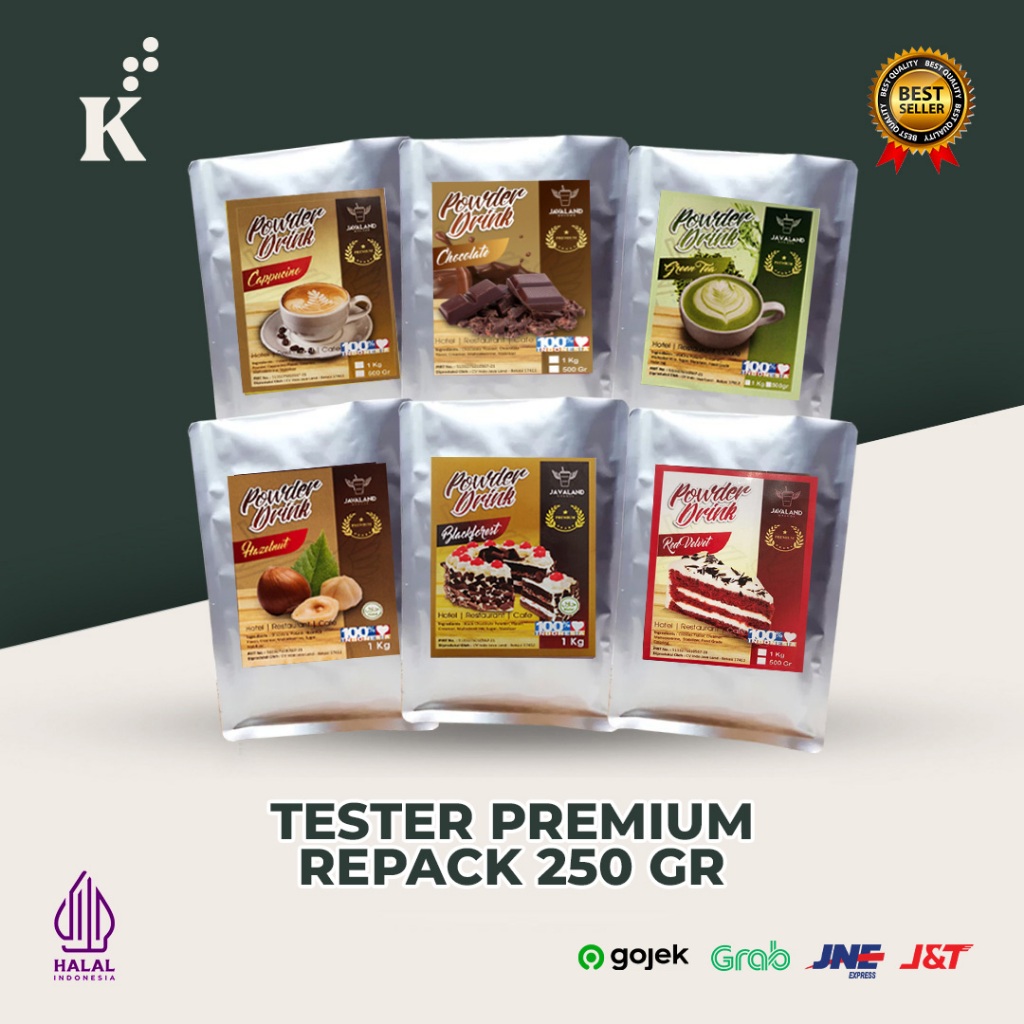 

Bubuk minuman bubble drink PREMIUM murah Javaland TESTER 250gr