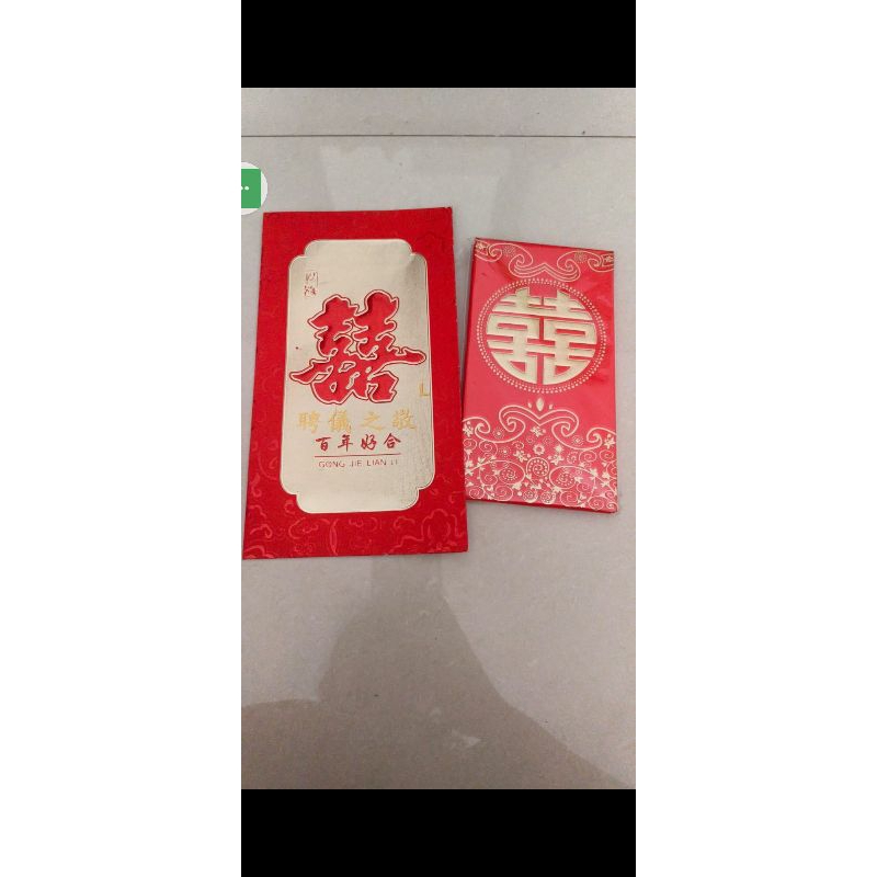 

angpao sangjit ukuran besar 1 dan uk kecil 1 pack