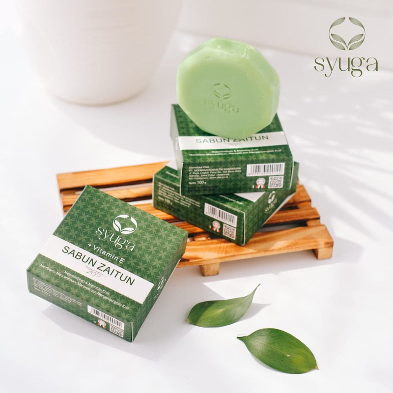 Syuga Sabun Zaitun With Vitamin E 100gr Olive Bar Soap