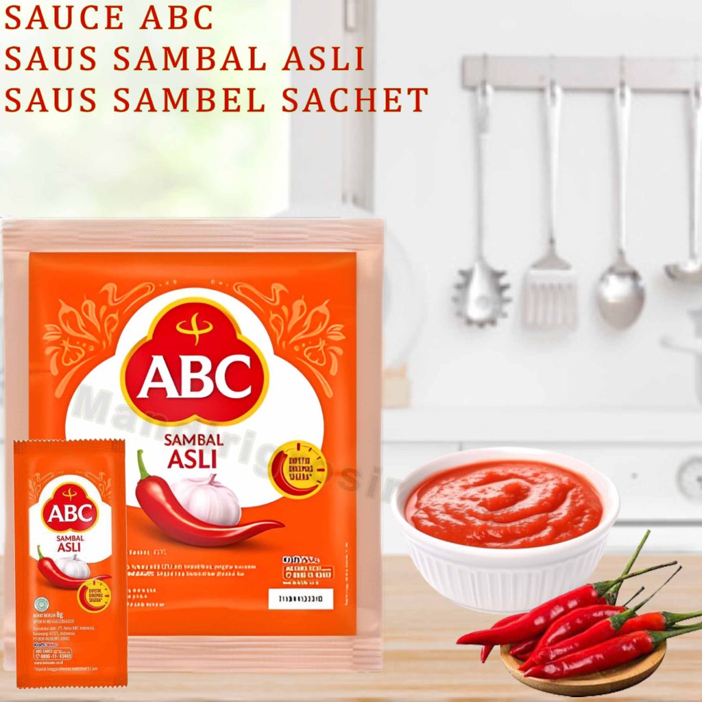 

Saus Sambal Asli * ABC Sauce * Saos Sambel Sachet * 176gr