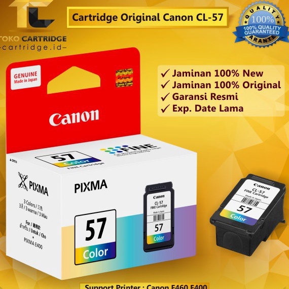 SPECIAL PRICE Tinta Canon CL57 CL57 CL 57 CL57s CL57s CL57 small Original Ink Printer E4 E41 E46