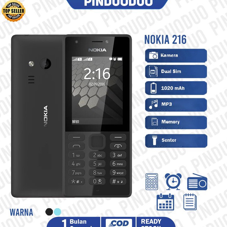 RECOMENDED Hp nokia 216 Dual Sim Termurah