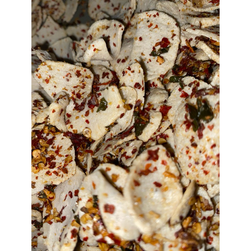 

Basreng peda Basreng Ori rasa daun jeruk bumbu melimpah cabe bubuk asli rasa gurih manis